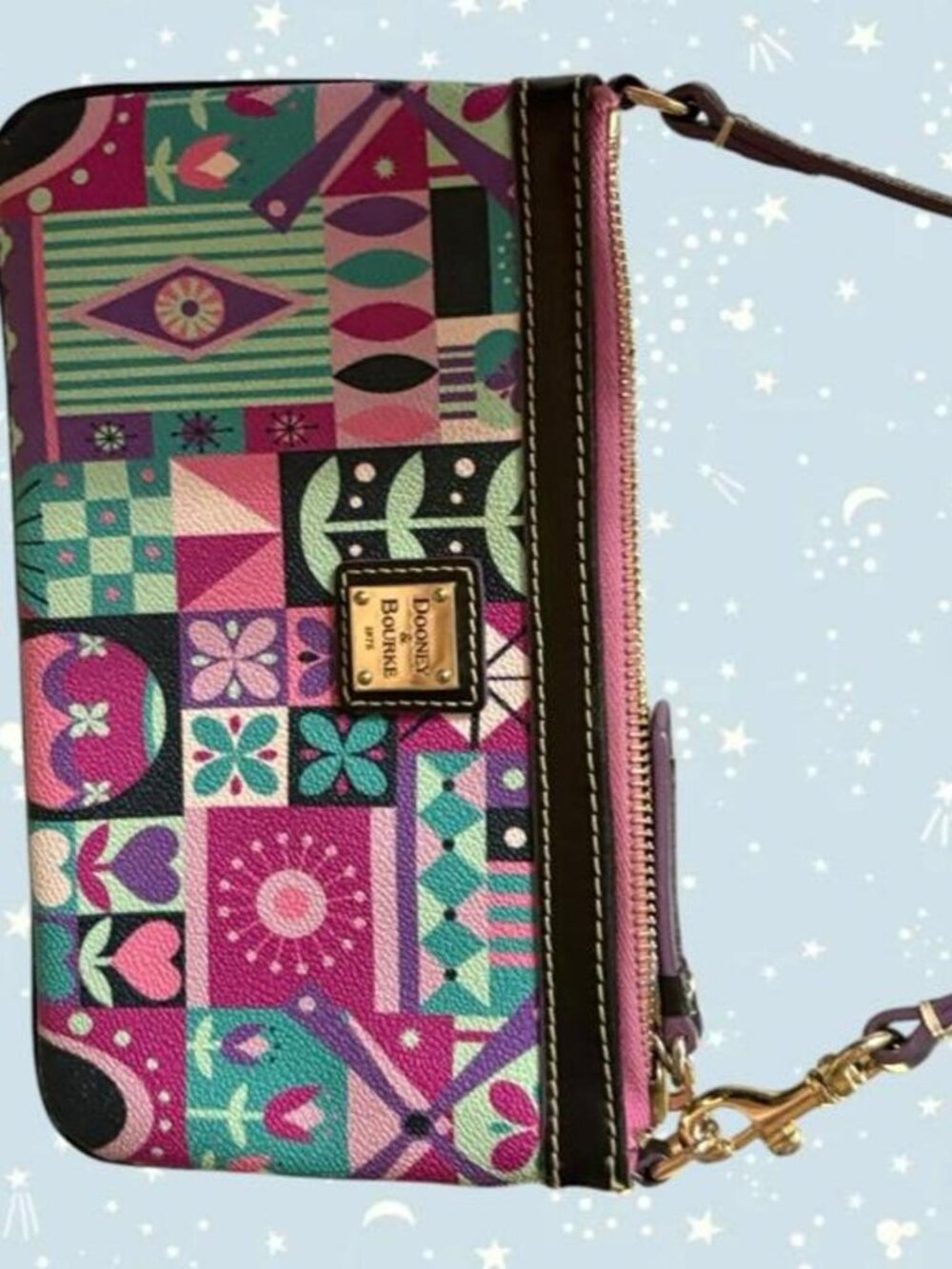 Disney Dooney & Bourke It’s a Small World multicoloured purse